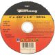032277718579 4IN CUTOFF WHEEL