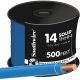 500FT 14SOL BLU THHN WIRE
