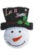 18W-SMW SNOWMAN WELCOME WREATH