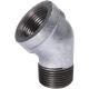1/2IN 45D GALV STRT ELBOW