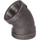 032888406278 3/8IN 45D BLACK ELBOW