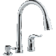 Faucet Kitchen 2/3H Chrome Pull Down Kate Delta 16970-SD-DST