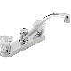 2H CHROME KITCHEN FAUCET