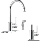 KITCHEN FAUCET 1H CHR W/SPRY P199152LF