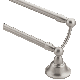 BR NICKEL DBL TOWER BAR