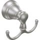 Double Robe Hook Brushed Nickel Banbury Moen Y2603BN