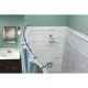 DN2171CH CHROME CURVED SHOWER ROD