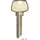 036448168804 01007LA SARGENT DOOR KEY