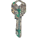 KCKW-RT XTRA GREEN CAMO KW/TTN RT GRN CAMO KEY