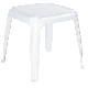 037063104215 WHT SQ SIDE TABLE