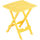 037063110414 YELLOW QK FOLD TABLE