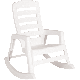 037063116409 WHT RESIN ROCKER CHAIIR