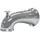 037155016549 6IN CHROME TUB SPOUT