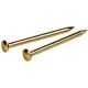 Brass Plated Steel Escutcheon Pins 18G