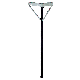 29IN BLK TABLE LEG SET