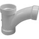 038561007350 4X4X3 COMBO PVC TEE/WYE