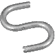 3/4IN HEAVY OPEN S HOOK