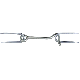 4IN ZN GATE HOOK W/STAPLE