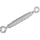 3/16X5-1/2 ZN TURNBUCKLE N221-721