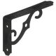 5X3-1/2 BLK ORN BRACKET