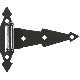 7IN ORNAMENTAL TEE HINGE