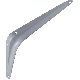 6X8 GRAY SHELF BRACKET N171-066