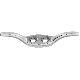 2-1/2IN NCKL ROPE CLEAT