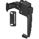 BLACK PUSHBUTTON LATCH