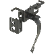 BLK ORNAMENTAL LATCH