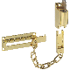 KEYED CHAIN DOOR LOCK BRASS N183-582