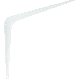 10X12 WHT SHELF BRACKET N218-958