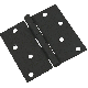 038613241206 4X4 BLK DOOR HINGE