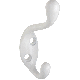 N266049 WHT COAT - HAT HOOK