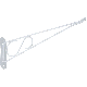 10IN WHITE SWIVEL BRACKET