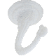 2.25IN WHITE SWAG HOOK