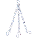WHITE FLOWER POT CHAIN