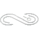 National Hardware 6 In. White Steel Extension Hook Kit