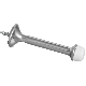 N325464 3IN SN RIGID DOOR STOP