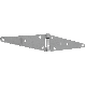 8IN SS HEAVY STRAP HINGE