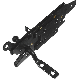 BLACK HEAVY GATE LATCH N342-667