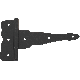 N881920 8IN BLK ORN REV T HINGE