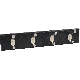 18IN BLK/SN H-M HOOK RAIL