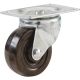 2-1/2In Gen Duty Rubber Swivel Plate Caster