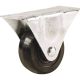 1-1/2In Gen Duty Rubber Plate Caster