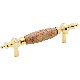 OAK/POLISHED BRASS PULL
