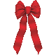 7LP RED VLVT WIRE BOW