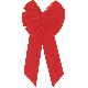 BOW RED LARGE 07365