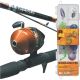5Ft F/Glass Fishing Rod & Spincast Reel Combo