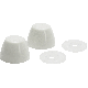 WHITE TOILET BOLT CAPS