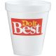 8OZ DIB STYROFOAM CUP